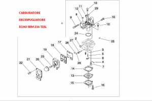 CARBURATOREDECESPUGLIATOREECHOSRM236CARRASSO