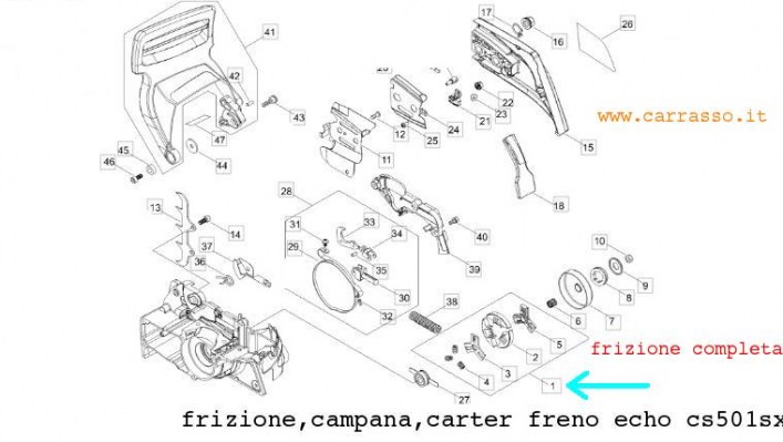 frizionecampanacarterfreno501sxcarrasso7